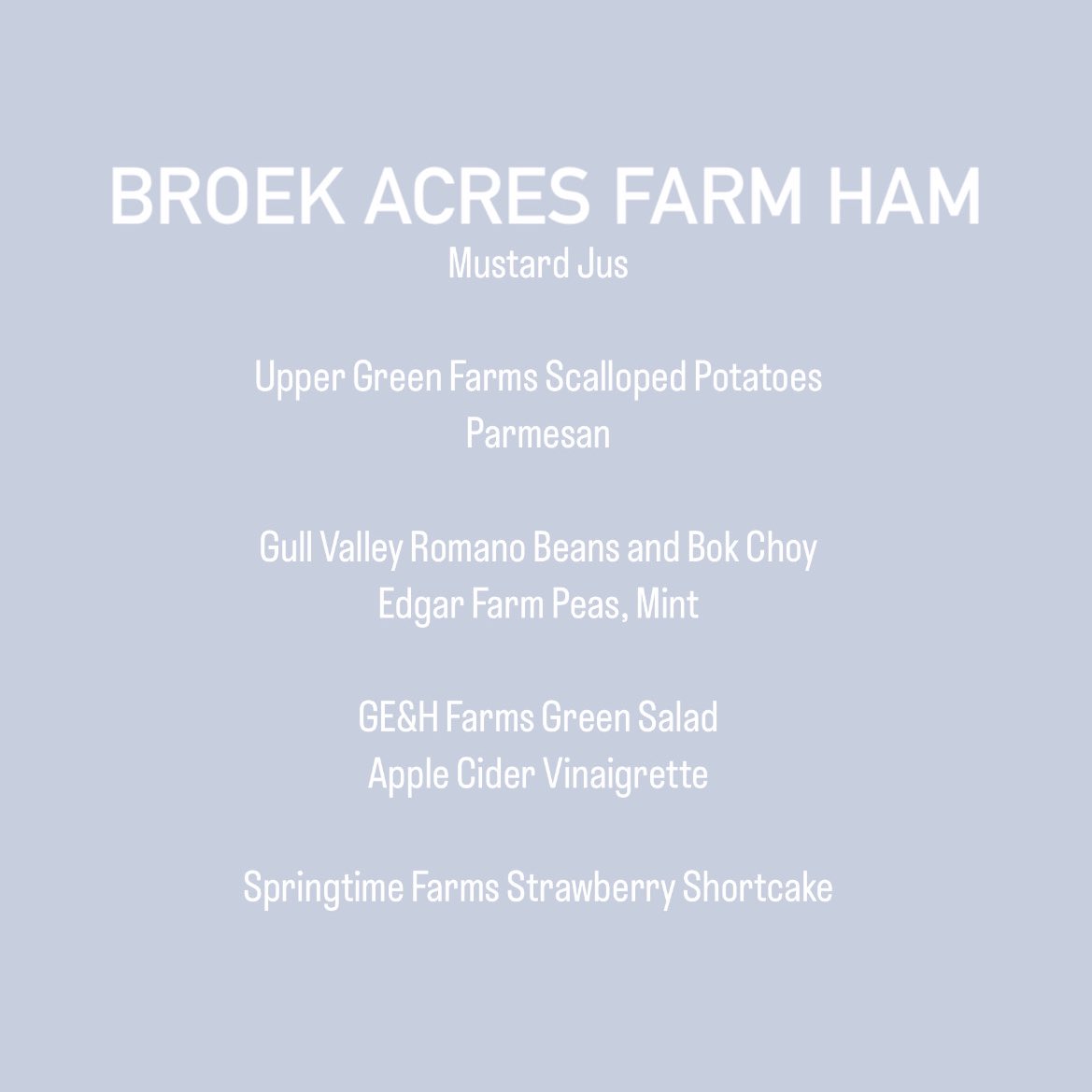 EASTER DINNER IN YOUR HOME
Celebrate Easter weekend with 2 family-style dinners ready to finish in your home oven. Order online for pick up Sat April 8, 9-10am. Add wine, cookies, sourdough &amp; more. See full details online. 
#deanehouseyyc #dinnerinyourhome #yycfood #yyceats #yyc