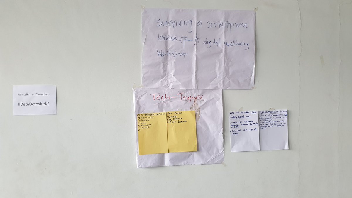 flesymz's tweet photo. Attendees had no idea how much a smartphone controls their lives until today's workshop. It was eye-opening! Pledged to establish boundaries, prioritize their #digitalwellbeing by reclaiming control of their technology relationship. #DataDetaKitKE @Info_Activism #knlsGotGame https://t.co/uAu9GiiyiF