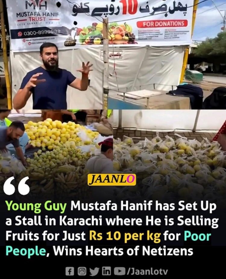 khizzakk's tweet photo. Remember Mustafa Hanif from Karachi, the same guy who setup the 10rps/kg fruit stall at Jail Chowrangi? This is what has happened to him and to his stall.
یہ قوم صرف جُوتوں کے قابل ہے۔ یہ کسی بھی بھلائی کے مستحق نہیں ہیں۔ https://t.co/AjbCxEuVld