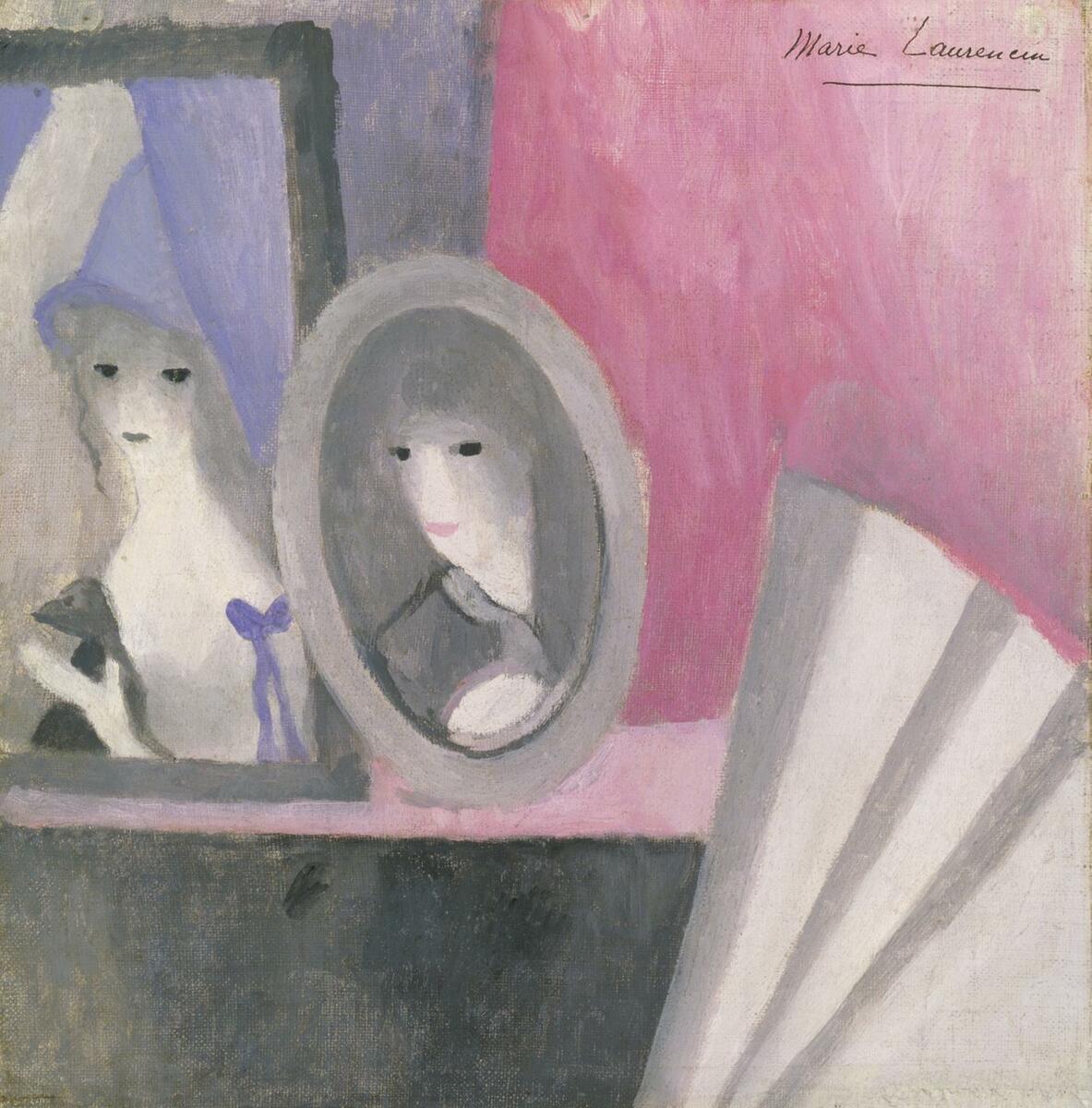 Marie Laurencin, The Fan, 1919 #tatemuseum #museumarchive tate.org.uk/art/artworks/l…