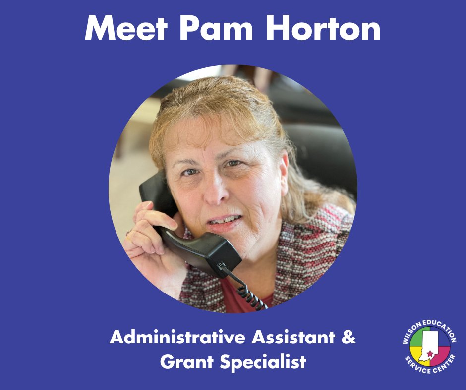 We're excited to welcome our new Grant/Administrative Assistant, Pam Horton, to the team! She enjoys meeting new people and working and education, and we are so excited to have her here!

📞 If you need to reach Pam or any member of the team, contact us at (812) 256-8000.