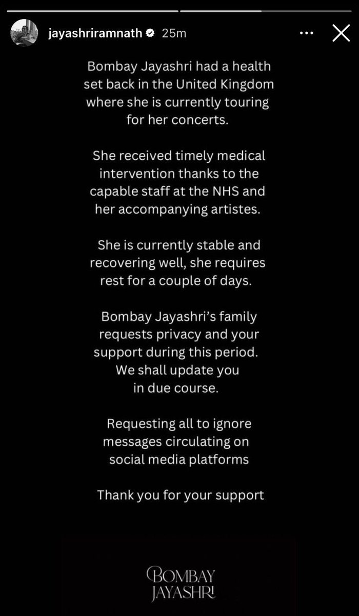 #BombayJayashri