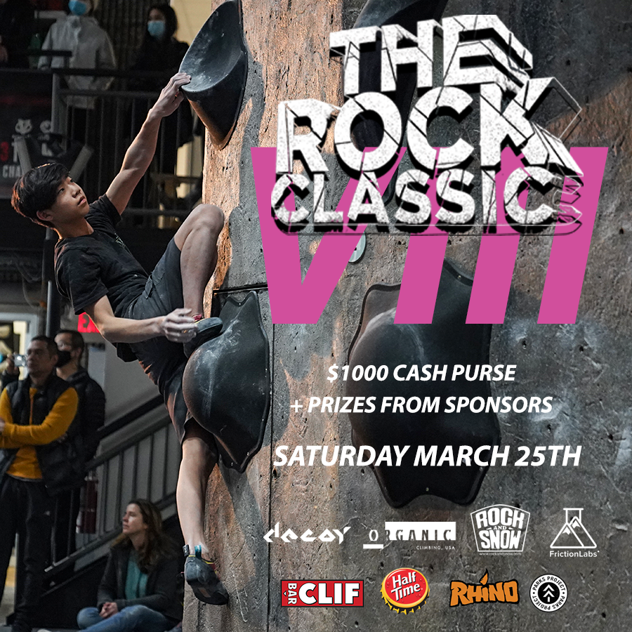 ClimbRockClub's tweet photo. Tomorrow is the day!! Still a few spots left. $60 if you register today, $70 at the door tomorrow!

Members save 10%

REGISTER -> https://t.co/K6umvw4Yae

#therockclassicviii #therockclub https://t.co/QyjMGGdEUf