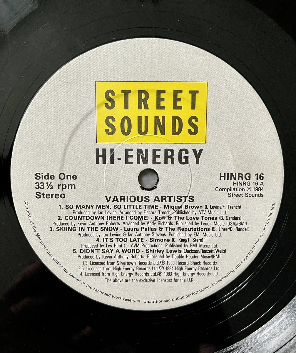 Poplifer73's tweet image. Friday.
Hi-Energy.
1984 Street Sounds.
Get Set For Sweat.
@IanLevine 
#HiEnergy #StreetSounds #GayCompilation #Vinyl #Compilation #RecordCollection #NowPlaying