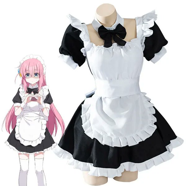 SHIBOYUGI (2026) Yuuki Sorimachi Black White Maid Set Outfits Cosplay Costume
