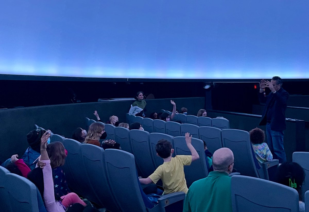 IL Center for Advanced Studies of the Universe (@illinoiscasu) on Twitter photo This group of K-3 graders challenged <a href="/PhysicsIllinois/">Illinois Physics</a> Prof Nico Yunes with great questions at <a href="/StaerkelPlanet/">Staerkel Planetarium</a> yesterday. What would happen if Earth fell into a black hole? How could a black hole be destroyed? What IS the sun, really? This group of K-3 graders challenged <a href="/PhysicsIllinois/">Illinois Physics</a> Prof Nico Yunes with great questions at <a href="/StaerkelPlanet/">Staerkel Planetarium</a> yesterday. What would happen if Earth fell into a black hole? How could a black hole be destroyed? What IS the sun, really?