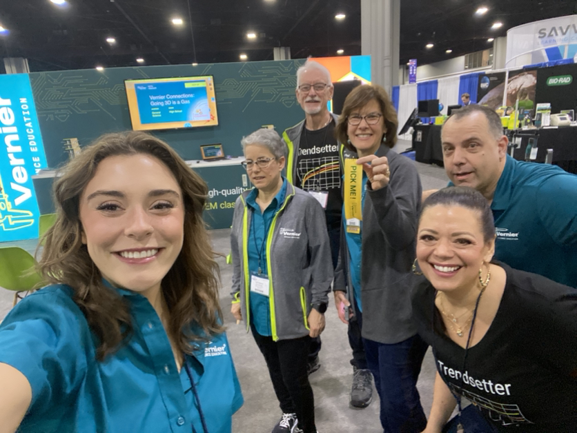 We’re having a great time at #NSTA23! To meet our team, enter our giveaway, or attend a 15-minute demonstration, stop by Booth 800! To learn more about Vernier at NSTA, visit us online: vernier.com/nsta-atlanta23/