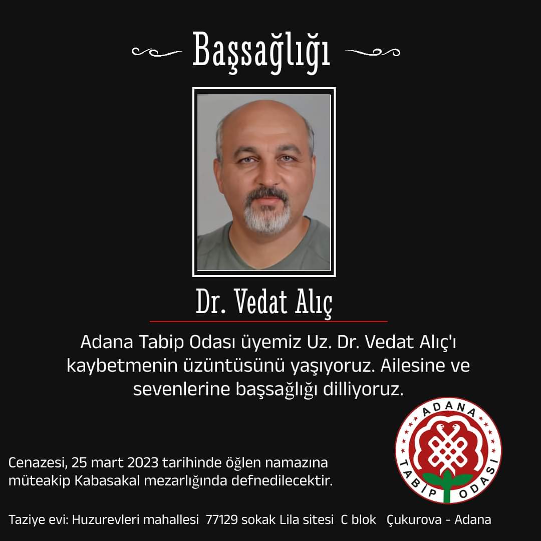 #allahrahmeteylesin
Dr. Vedat Alıç