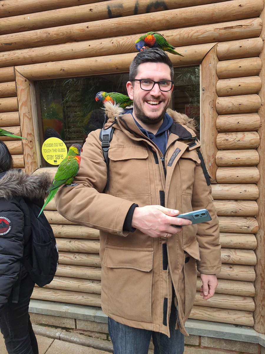 HolyheadHums's tweet photo. A group of year 7s got a chance to visit @dudleyzoo yesterday - their favourite animal was the monkeys who loved looking at their own reflections in a mirror 🪞@holyhead_school https://t.co/TQZwFSev3k
