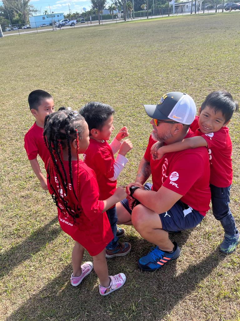 🧒🏽🤝👧🏼⚽This week at FCC, we're teaching the value of teamwork through soccer. Join us and help young people develop important life skills through sports. #FCC #SEL #Teamwork #PlayAndLearn