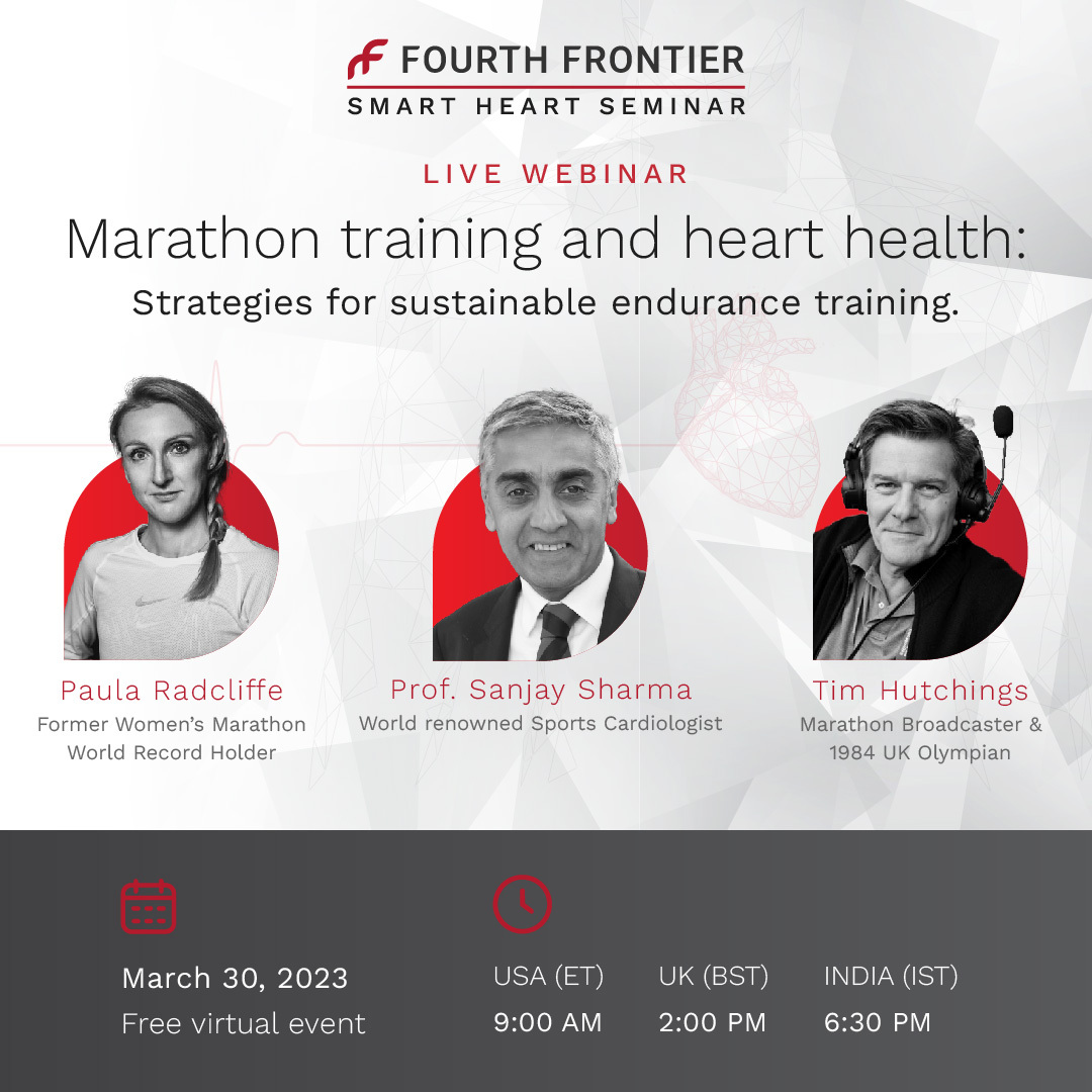 FourthFrontier's tweet photo. Announcing our newest speaker!

Professor Sanjay Sharma ♥️🩺

- World-renowned Sports Cardiologist
- Medical Director for @LondonMarathon
- Medical Team Lead for London 2012 Olympics

Join @SSharmacardio, Paula and Tim for the Smart Heart Seminar: https://t.co/YArh8rJbzZ https://t.co/WfsL6ypzf7