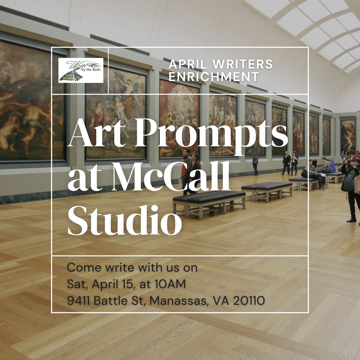 writebytherails's tweet image. Our next 2 Writing Events are LIVE! April 15th at 10 AM and May 13th at 10:30 AM. Come join us! #writing #visualprompts #roundtable