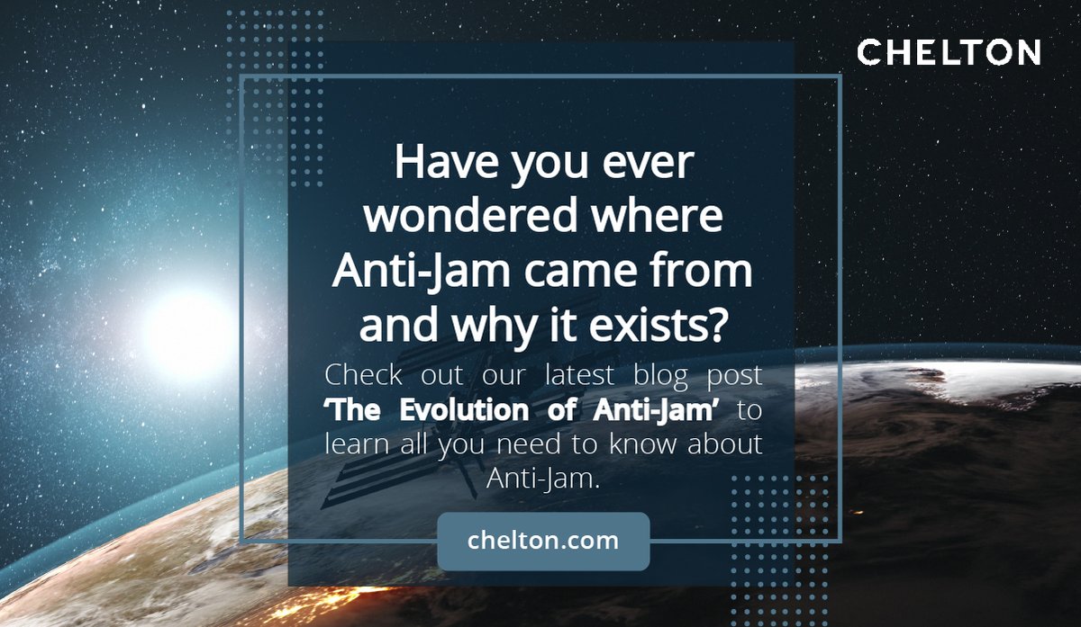 Don't miss our blog post on the evolution of #antijam technology for #GPS signals. Learn about jammers, their impact, and innovative solutions to combat them. Stay up-to-date and read our must-read blog now! 🛩️🔍🌐 chelton.com/about-us/lates…