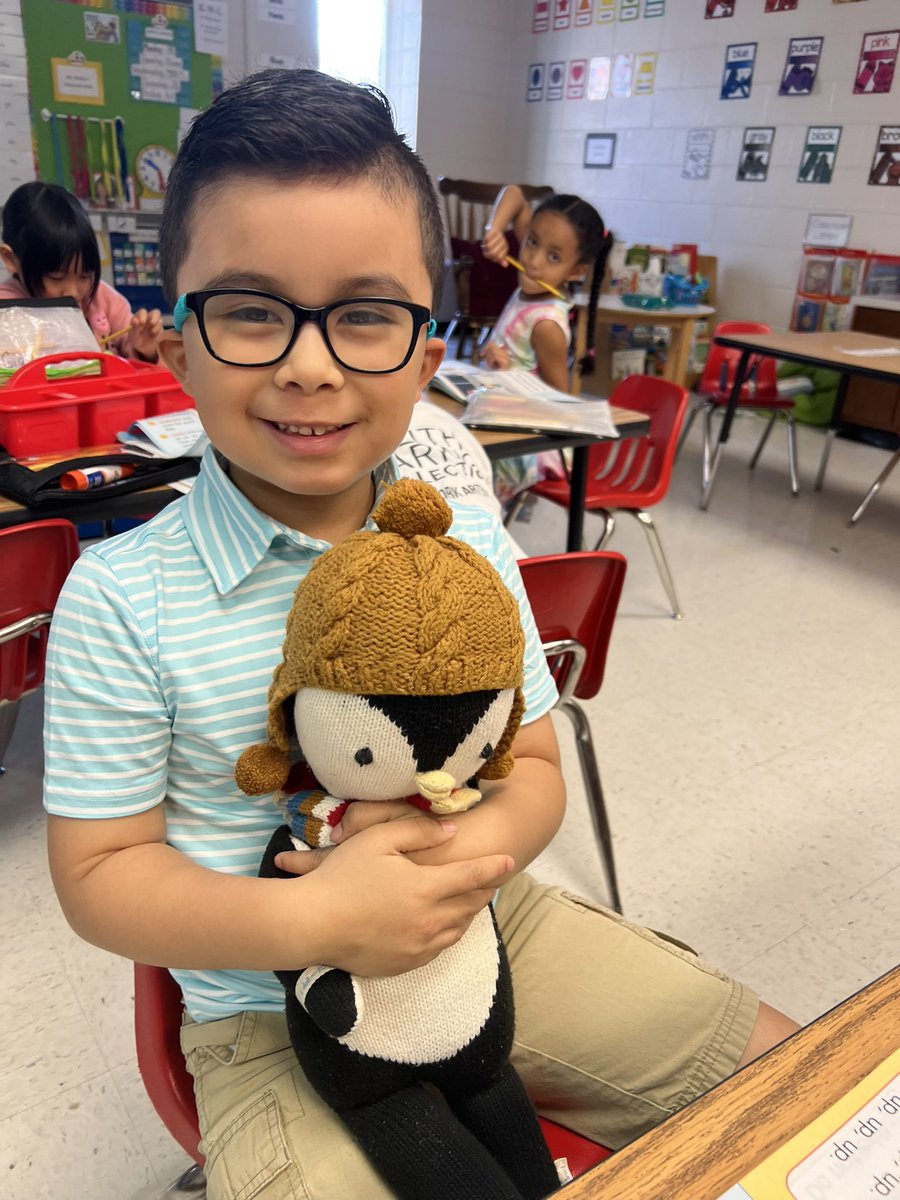 Working hard to earn enough PBIS points to spend the day with our classroom stuffy <a href="/DolvinES/">Dolvin ES</a>