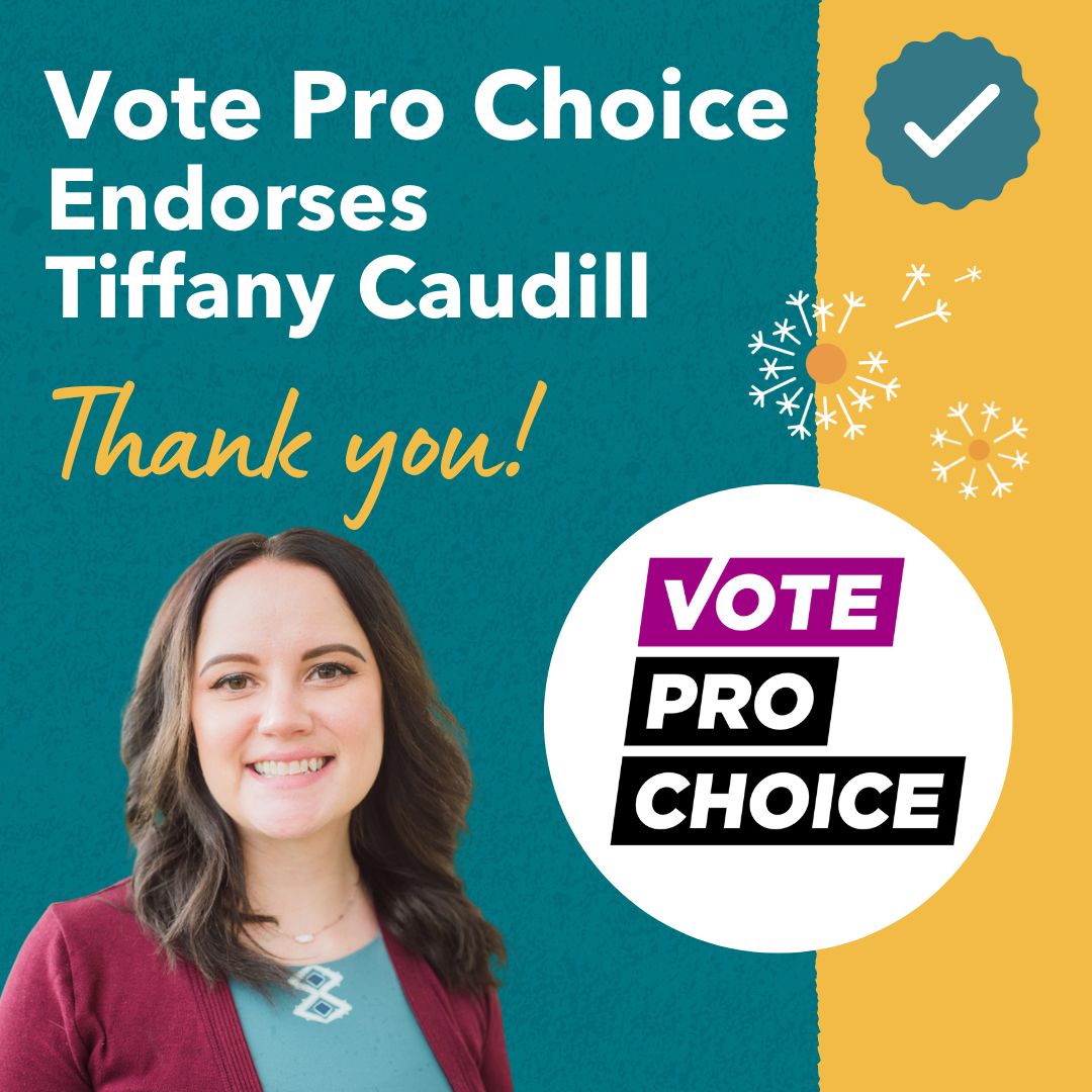 We are honored and excited to announce our endorsement by @voteprochoice! Our support for reproductive freedom and whole healthcare is unwavering and I look forward to continuing to fight for access on City Council! Help get us across the finish line: secure.actblue.com/donate/caudill…