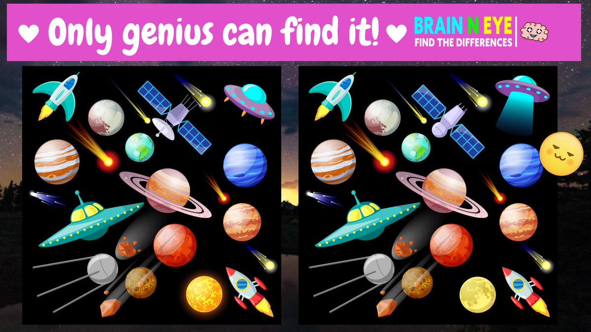 poortoast2020's tweet image. 【Find the difference game】Best brain exercise quiz! Find 3 differences!|... youtu.be/EFsHkwbV11g 來自 @YouTube #findthedifference #find3difference #freegame #freegames #space #ufo #findthedifferencegame