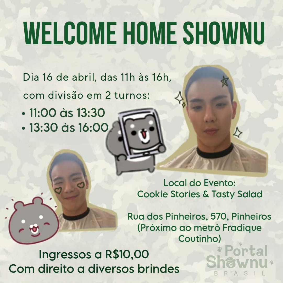 portalshownubr's tweet photo. FINALMENTE VEIO AÍ 🗣️ 

Liberada a venda dos ingressos para o nosso 1° evento presencial! Leia com atenção e preencha as informações do formulário, nossa dm está aberta em caso de  dúvidas 😍🎉

🔗: https://t.co/k566NXWcGO

#몬스타엑스 #MONSTAX
#셔누 #SHOWNU #welcomehomeshownu https://t.co/6VPvNo7l91