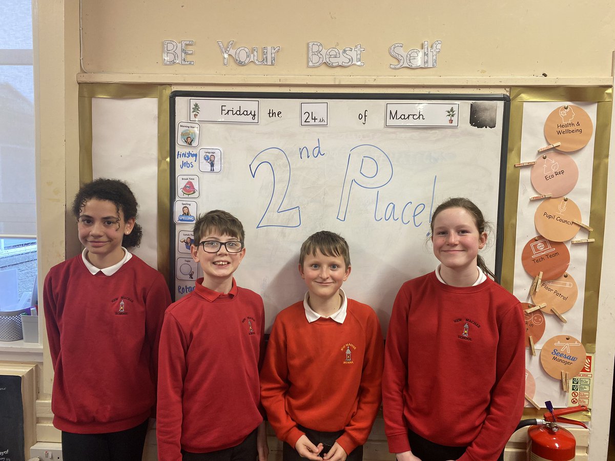 Well done to P7 for achieving 2nd place in the Rotary Quiz! We are so proud of you all for being confident individuals, effective contributors and successful learners. They demonstrated good sportsmanship towards all teams. Thank you for representing the wider community! #achieve
