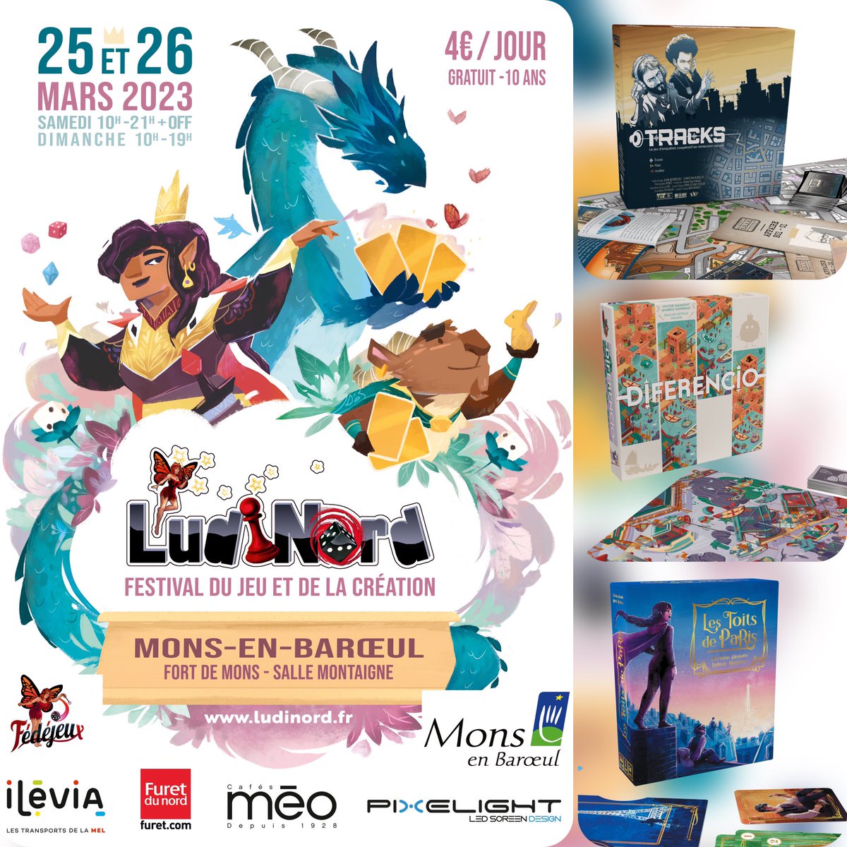 Rendez-vous au festival Ludinord durant tout le week-end !