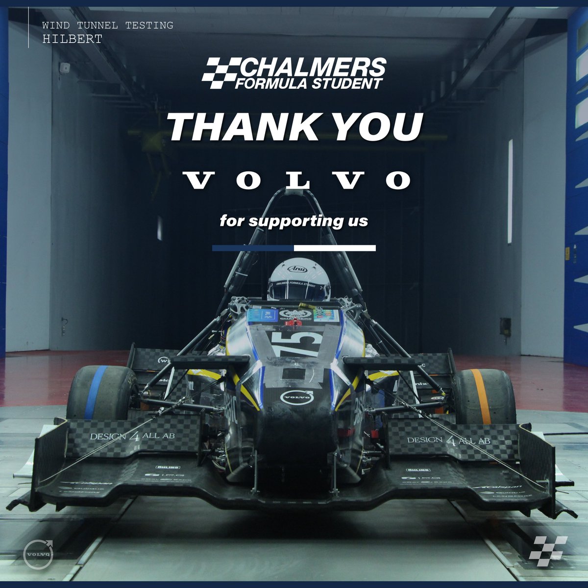 ChalmersFormula's tweet image. Our Aerodynamics team recently went to Volvo Cars Wind Tunnel Facility to test the aerodynamics of our car and use the data for further development.
We would like to thank @volvocars for supporting us.
#chalmersformulastudent #cfs #cfs23 #windtunnel #windtunneltesting #volvocars