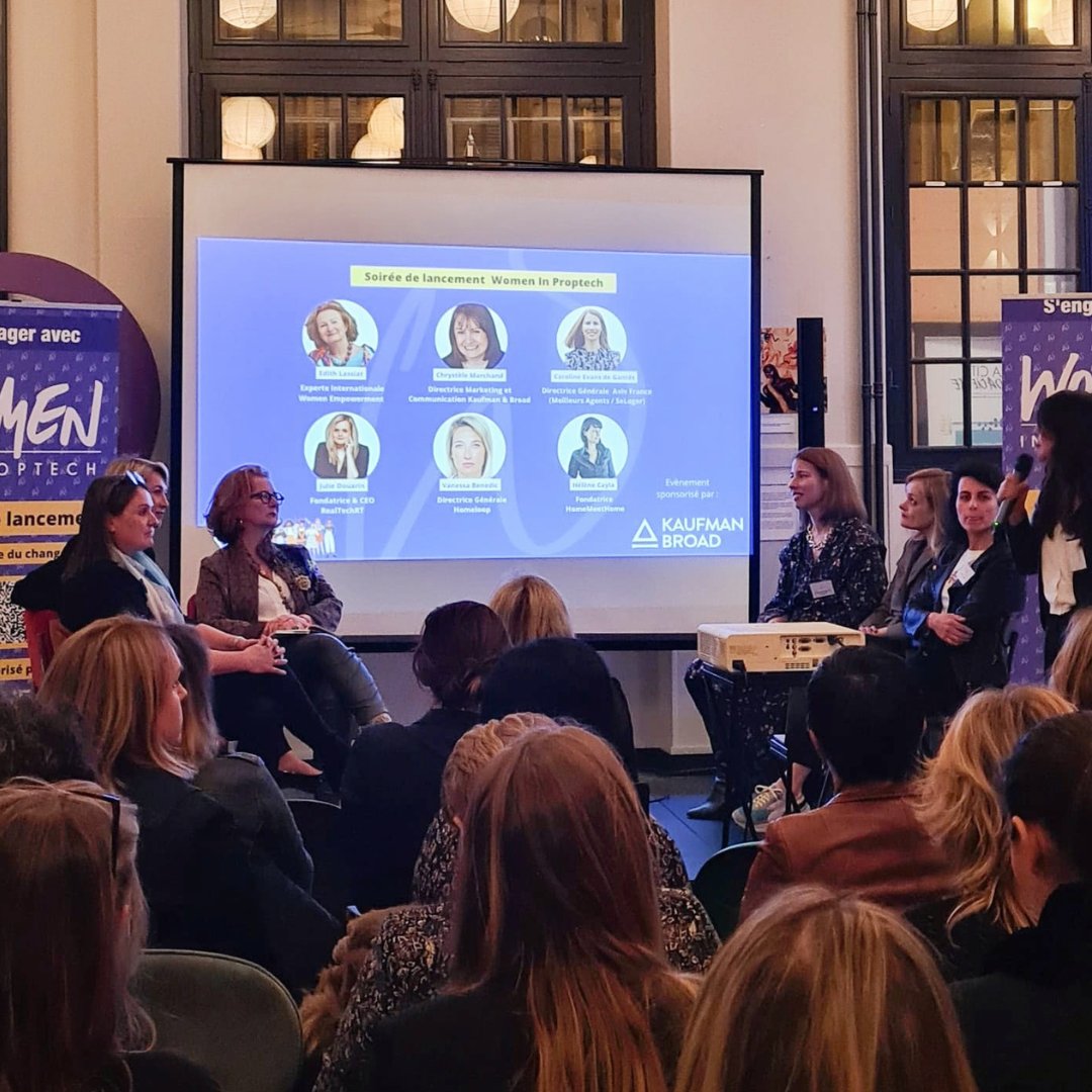 📸 <a href="/WInPropTech/">Women In PropTech.fr</a> | Retour sur le lancement de #WomenInProptech 👏 Face aux enjeux sociaux et environnementaux, les femmes de l’#immobilier, la #Tech et l’#investissement doivent avoir leur place autour de la table pour trouver des solutions ensemble 🙌