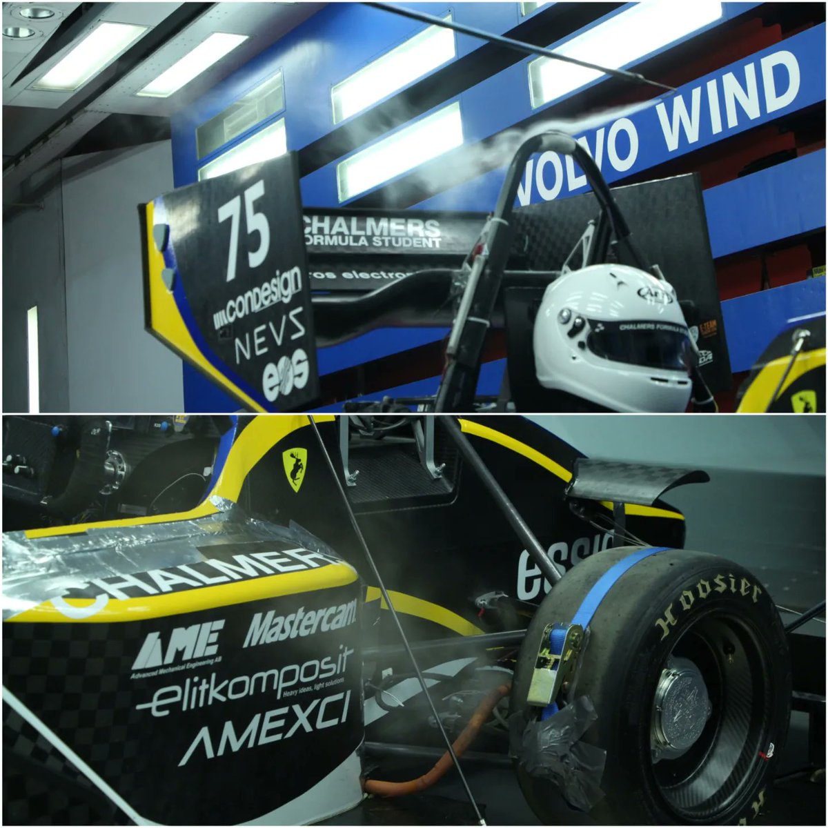 ChalmersFormula's tweet image. Our Aerodynamics team recently went to Volvo Cars Wind Tunnel Facility to test the aerodynamics of our car and use the data for further development.
We would like to thank @volvocars for supporting us.
#chalmersformulastudent #cfs #cfs23 #windtunnel #windtunneltesting #volvocars