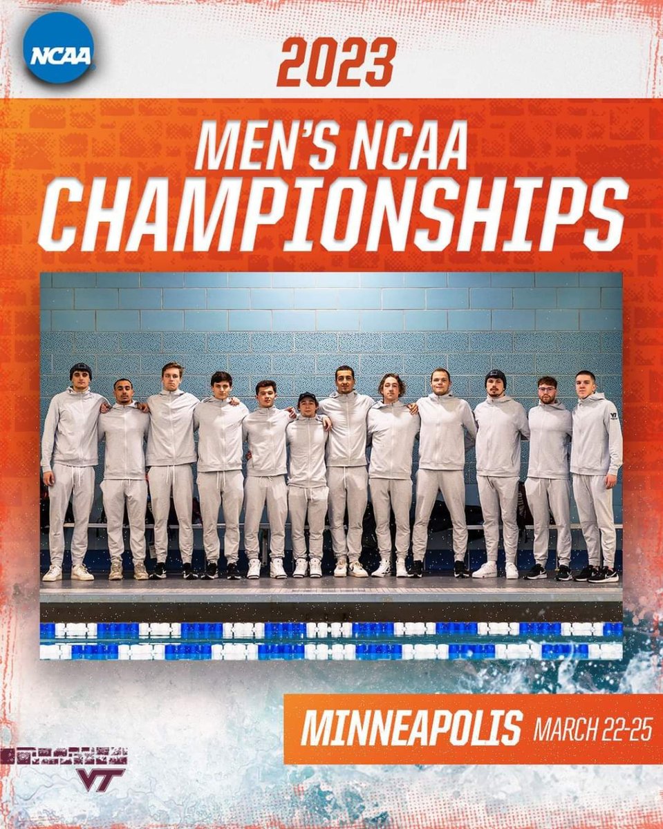 ¡Nuestro nadador olímpico NICO GARCÍA SAIZ ha comenzado su competición en la Final de las NCAA en USA con su equipo Virginia Teach! Ayer nadó 500 Libre, mejorando su mejor marca, esta tarde nadara 400 Estilos y mañana 200 Espalda. ¡Mucho ánimo de todo tu equipo GSD!