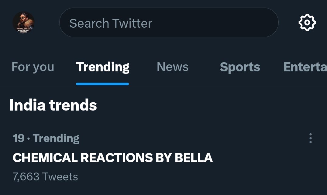 BantaiKaHipHop's tweet photo. Trend For @savemebella's New Upcoming Mixtape 

Bella's Upcoming Mixtape Is Trending In India 

CHEMICAL REACTIONS BY BELLA https://t.co/4lRQO5AkXT