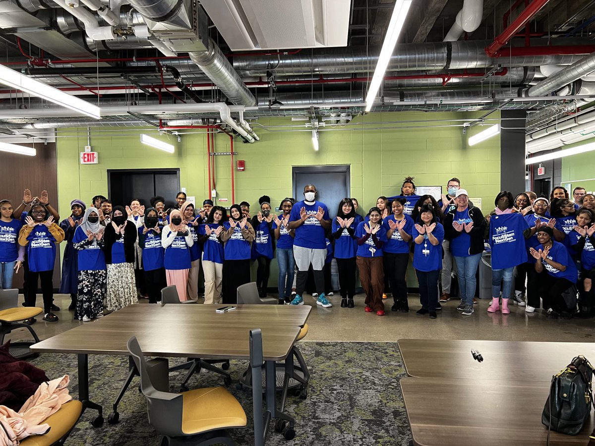 Future is bright with next generation STEM stars! Having fun with hands-on learning about oncology careers!⁦@FocuSStemNextG1⁩ ⁦@karmanoscancer⁩ ⁦@waynestate⁩ ⁦@McLarenHealth⁩⁩ ⁦⁦@FitzSchoolsMI⁩ ⁦@Southfieldk12⁩