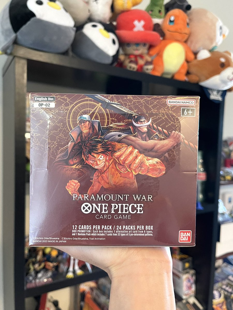 Let's give away a One Piece Paramount War Booster Box.

✅Like &amp; RT
✅follow <a href="/ForgeStoreSTL/">Forge and Fire Gaming</a> 
✅follow <a href="/deals_pokemon/">Adrian Robo</a>

I know these are hard to come by, so I’m pretty stoked we can get it into hands of the community 😁
