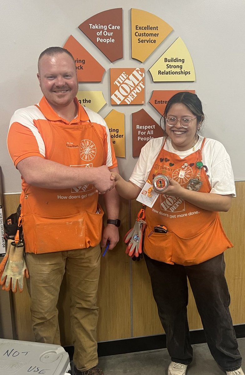 Congrats to an awesome hardware associate on her 1 year anniversary! Great job Stephanie!