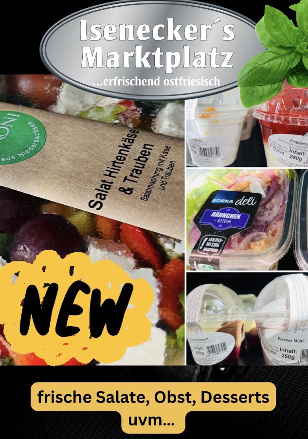 #einkaufenauflangeoog #saison2023 #obstundgemüse #obst #togofood #healthyfood #dessert #salat #salatbar #salatbowl #neu #gesundeernährung #gesund #erdbeeren #quark #frühling