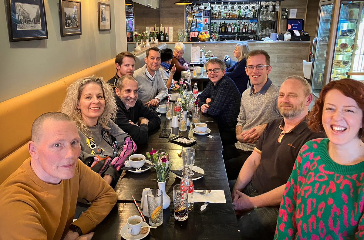 BrightMindedLtd's tweet photo. A lovely pic of some of our team out for lunch yesterday to celebrate 12 years of BrightMinded! 🎉 https://t.co/rc7Clp0Guy