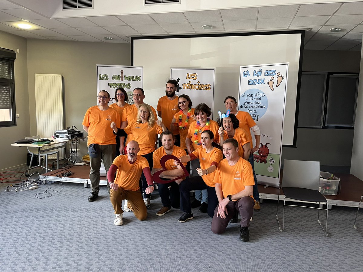 Magnifique équipe d’orga <a href="/AgileNiort/">Agile Niort</a> 
Merci pour l’accueil 😍