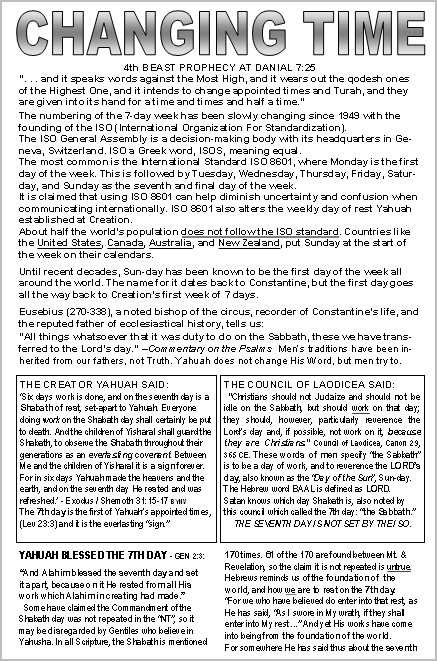 TorahInstitute's tweet photo. DID YOU KNOW?
Since 1949, the order of the days of the week have been under siege. Page 1 of 4 of story shown in photo. #lewwhite https://t.co/QQK8k633jM