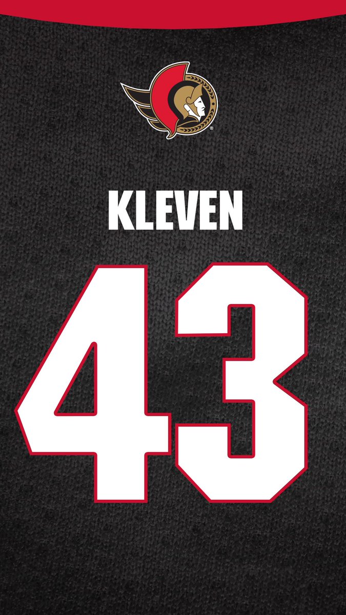 Now wearing 43 for your #Sens‼️

#GoSensGo