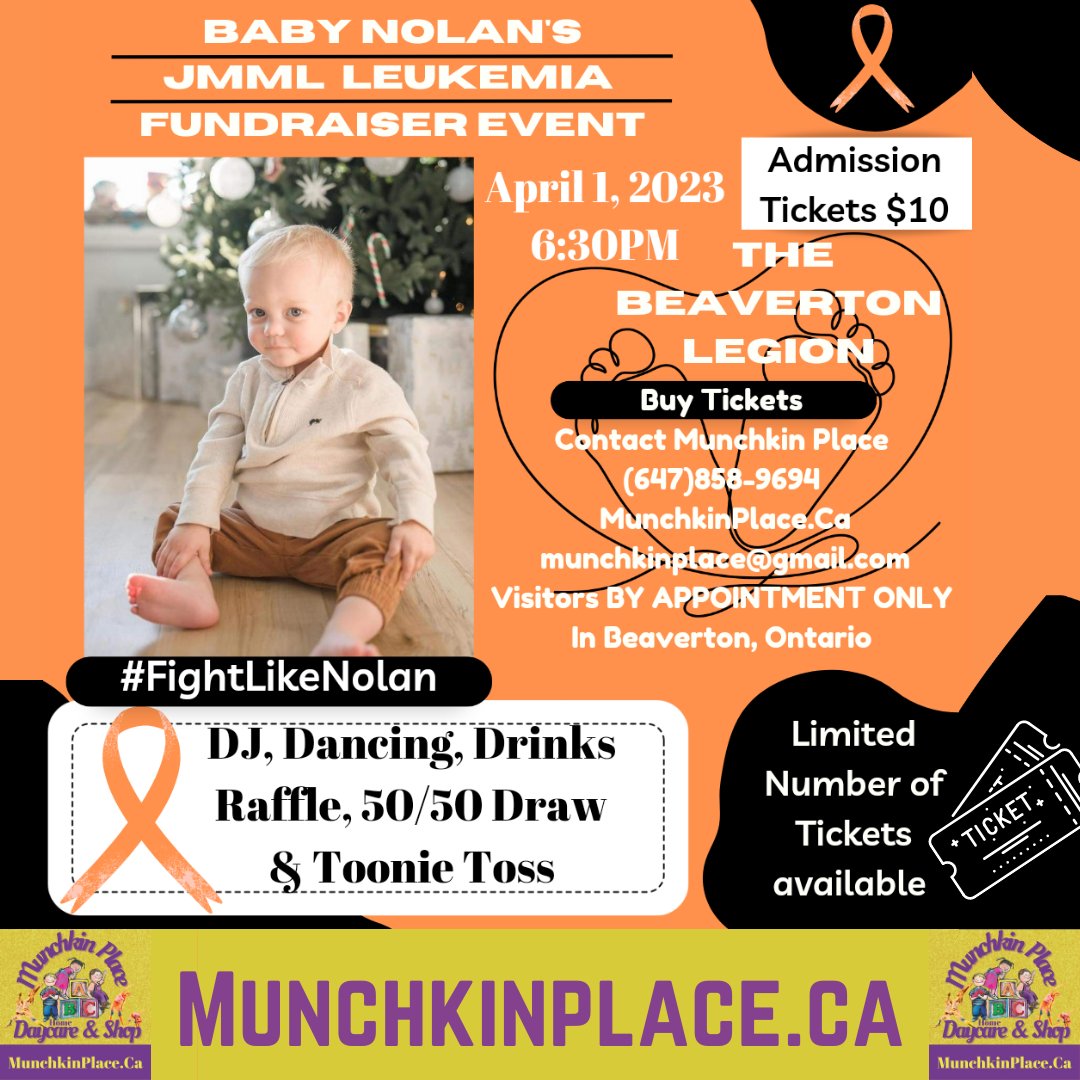 munchkinplace's tweet photo. UPCOMING EVENT 
https://t.co/nWhOBiqw2M
#JMML #Leukemia #Cancer #Fundraiser https://t.co/CDOp2H7RiF
