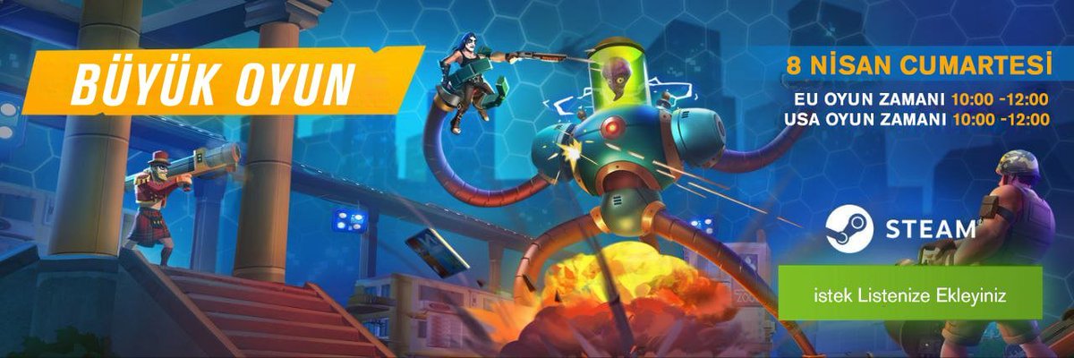 Heyecanlı bir oyun gecesi için bize katılın! 😈

8 Nisan'da gerçekleşecek olan #PLAYTIME etkinliğimiz, oyun deneyiminizi bir sonraki seviyeye taşıyacak yeni özellikler ve geliştirmelerle dolu. 💥🎮

Beta anahtarı almak için şimdi kaydolun!