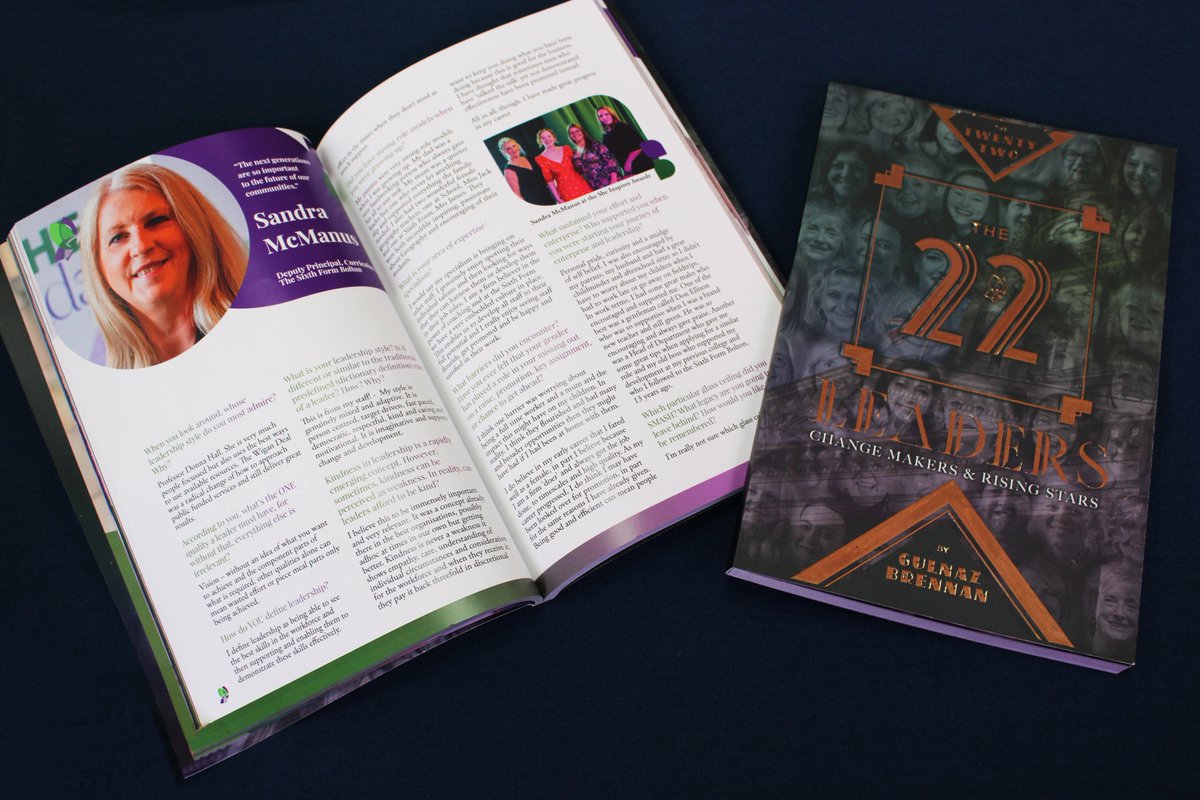 thesixthformB6's tweet photo. Our Deputy Principal, Sandra McManus, was delighted to attend the launch of 'The 22 Leaders, Change Makers and Rising Stars' by Gulnaz Brennan yesterday.

The book features Sandra McManus as well as Carole Swarbrick, a B6 Governor and Sannah Adam, a former B6 student. https://t.co/FXB68WtneO