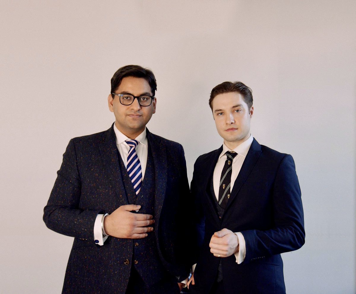 gonville_ac's tweet photo. We are Seth and Aarnav- a photo of us looking rather formal! The two of us are friends, joined by our mutual appreciation of the arts and philosophy. Over dinner, we discussed oratory, and how the pandemic stopped young people from developing it.
We decided to change that! https://t.co/oh1vSJzJs7