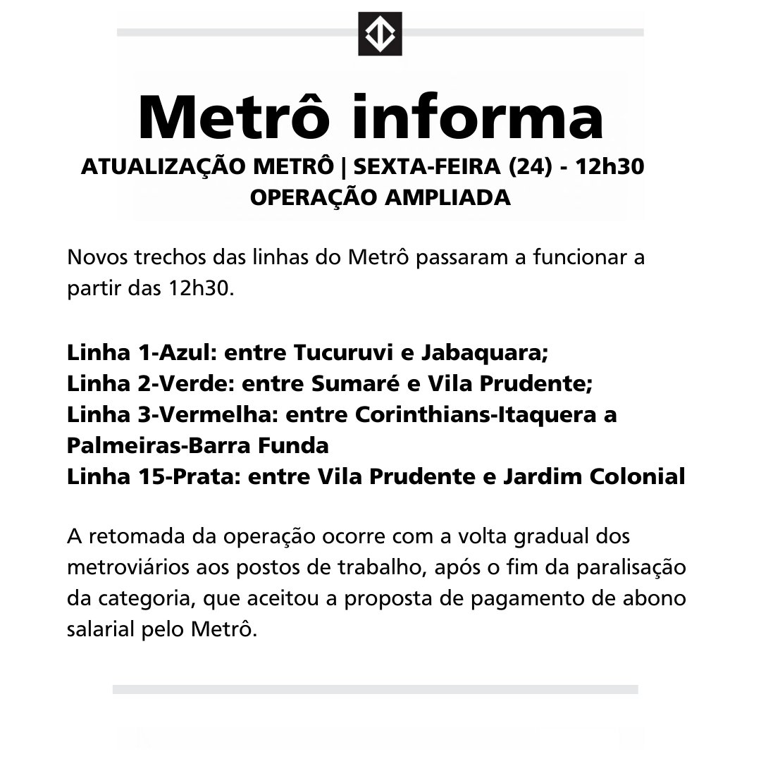 metr-de-s-o-paulo-on-twitter-opera-o-ampliada-esta-o-patriarca