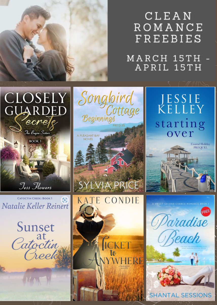 MishaCrews's tweet image. It's #FreeReadFriday! Find wonderful clean romance freebies at this link: books.bookfunnel.com/cleanromancefr… Hope you find something you love! 🥰📚💕 #amreading #amreadingromance #sweetromance