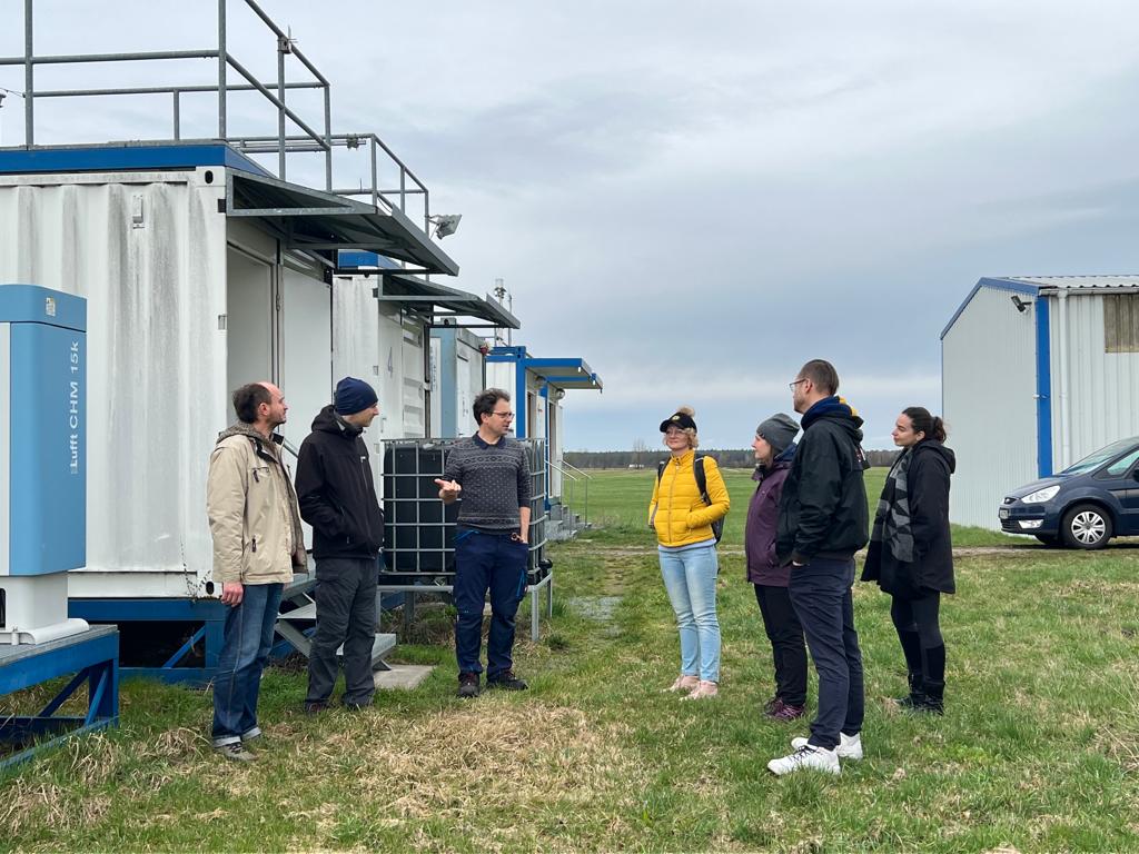 H_Herrmann24's tweet photo. Excursion to @TROPOS_eu #Melpitz research station with Laurent Poulain as the station manager ⬇️
4 https://t.co/OJo0aC4lZA