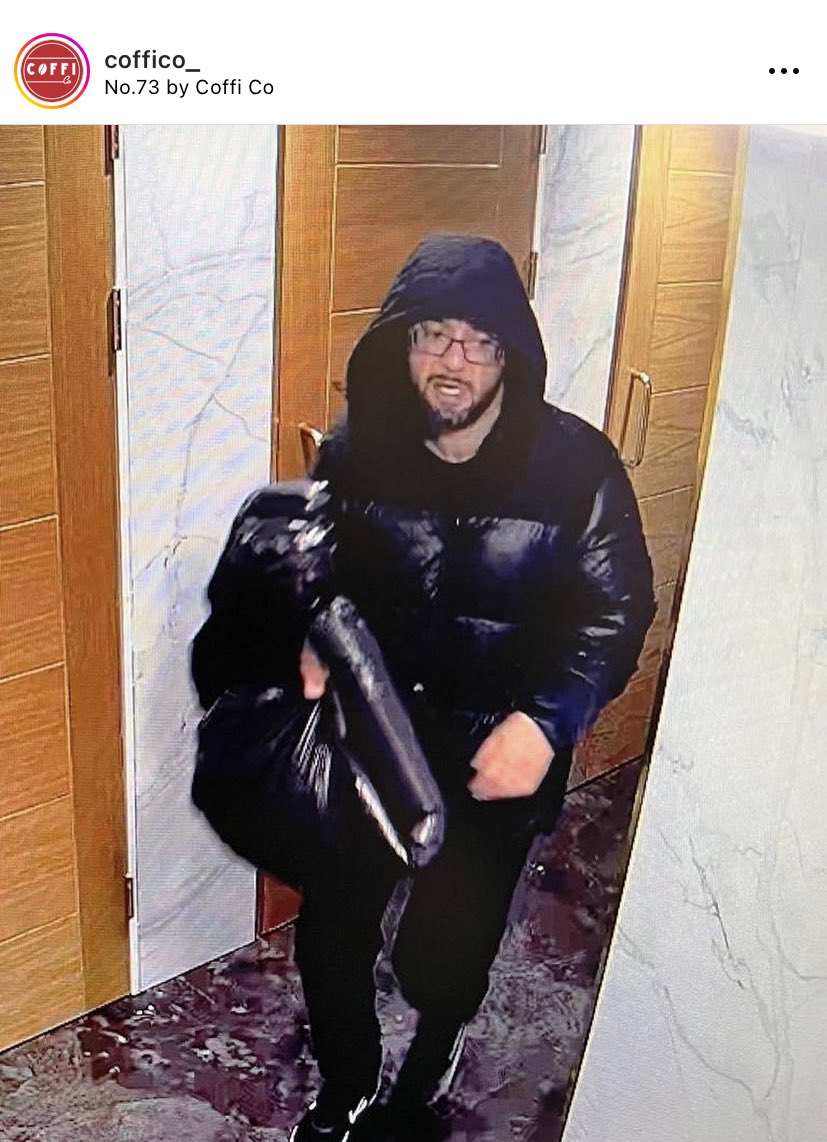 ILovesTheDiff's tweet image. CoffiCo was broken into in Pontcanna by this guy. Recognise him?