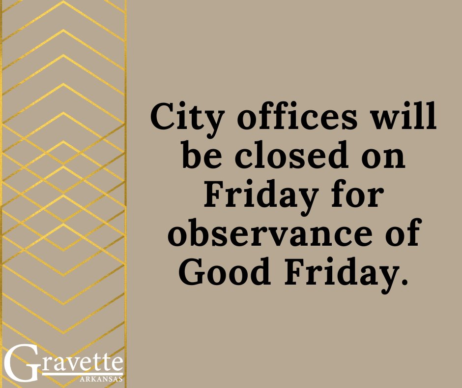 City of Gravette, Arkansas (@gravette_ar) on Twitter photo 