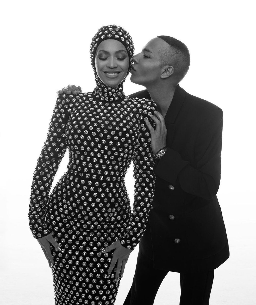 mefeater's tweet photo. .@Beyonce x @Balmain announce new collaboration in the new issue of Vogue France 🤍 https://t.co/UtXZUaWBgE