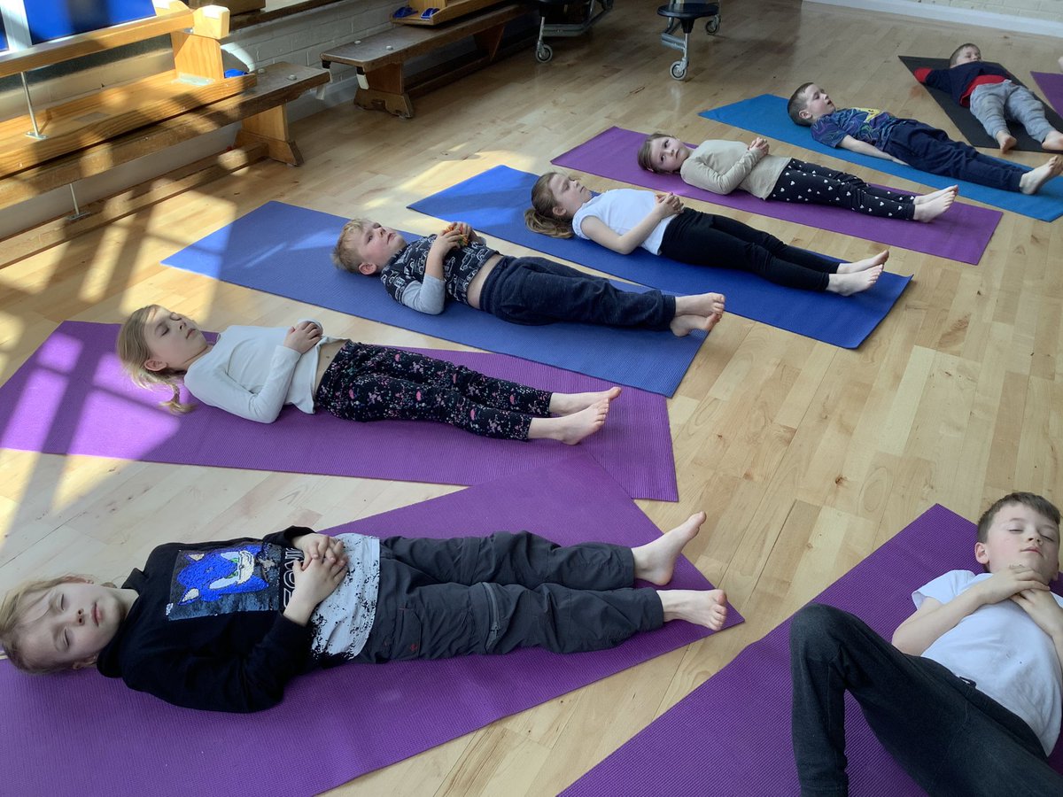 GEPS10's tweet photo. Great Yoga session this morning with Emma. It was a great way to start the day. Each class enjoyed a 20 minute session 
#GEPSmindfulness https://t.co/8tktoAcEEi