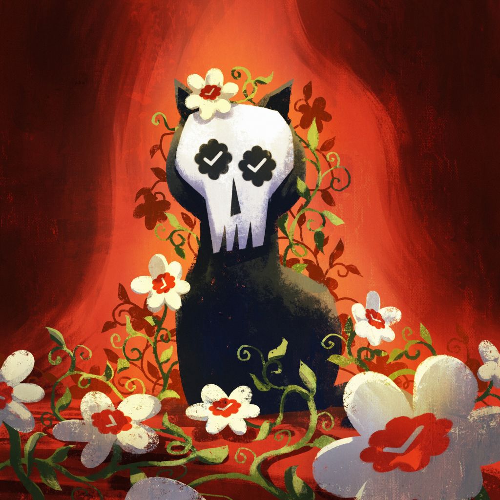 Thanks to <a href="/brandonmighty/">brandon james scott</a> for holding the really cool burn 🔥 for #DeadCatChecks Love his Artwork its one of my favorites that I've found from the checks movement! Really excited for the next burn 🔥!! #LetsGo #NFTs 
#NFTCommunity #nftarti̇st