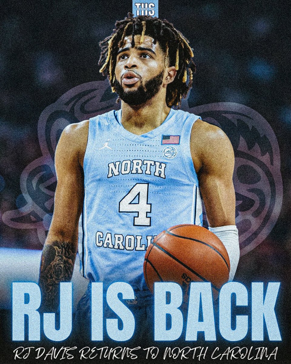 RJ Davis returns to North Carolina 🐏
