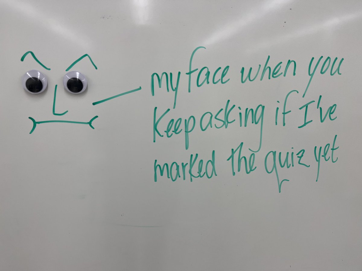 A student gifted me with giant, magnetic googly eyes and needless to say, I’ve been making good use of them.